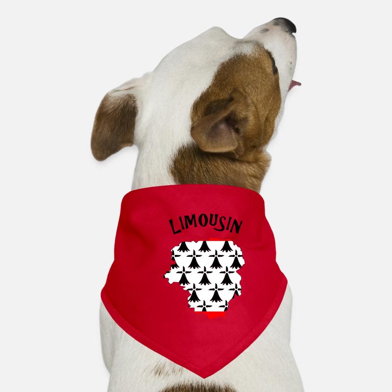 Limousin - Dog Bandana - red