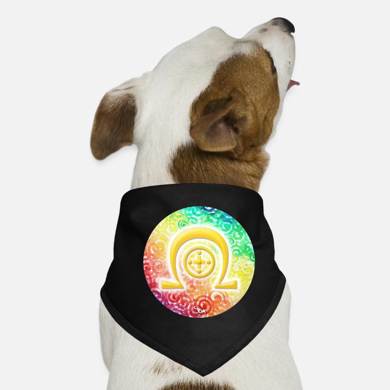 Regenbogen-Dimensionssymbol Heilung - Sonja Ariel Hunde-Bandana