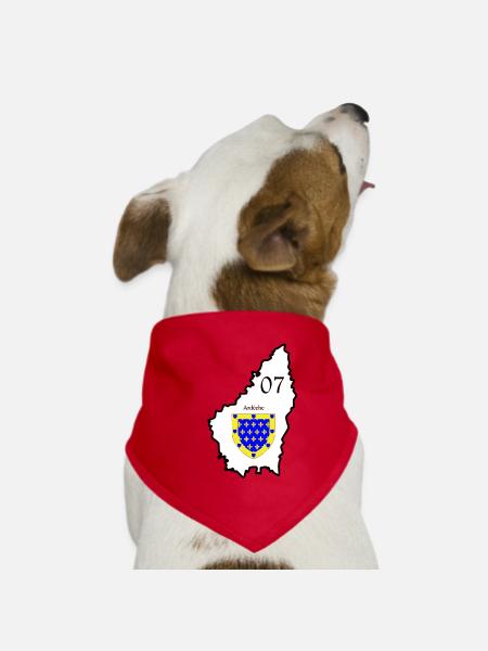 ardèche - Dog Bandana - red - Front