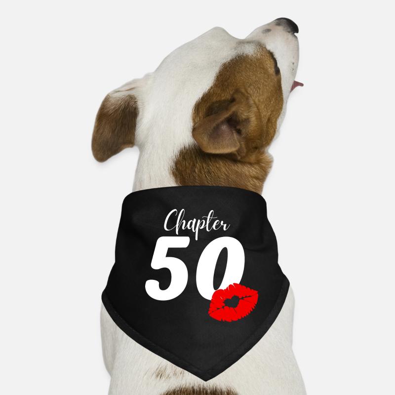 50th birthday Dog Bandana