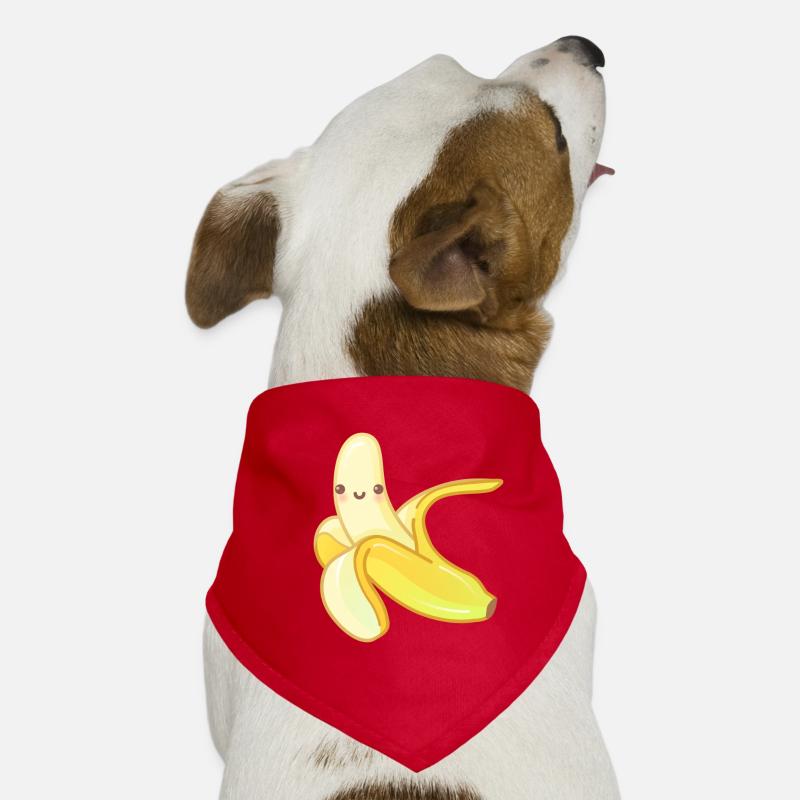 Banane Hunde-Bandana