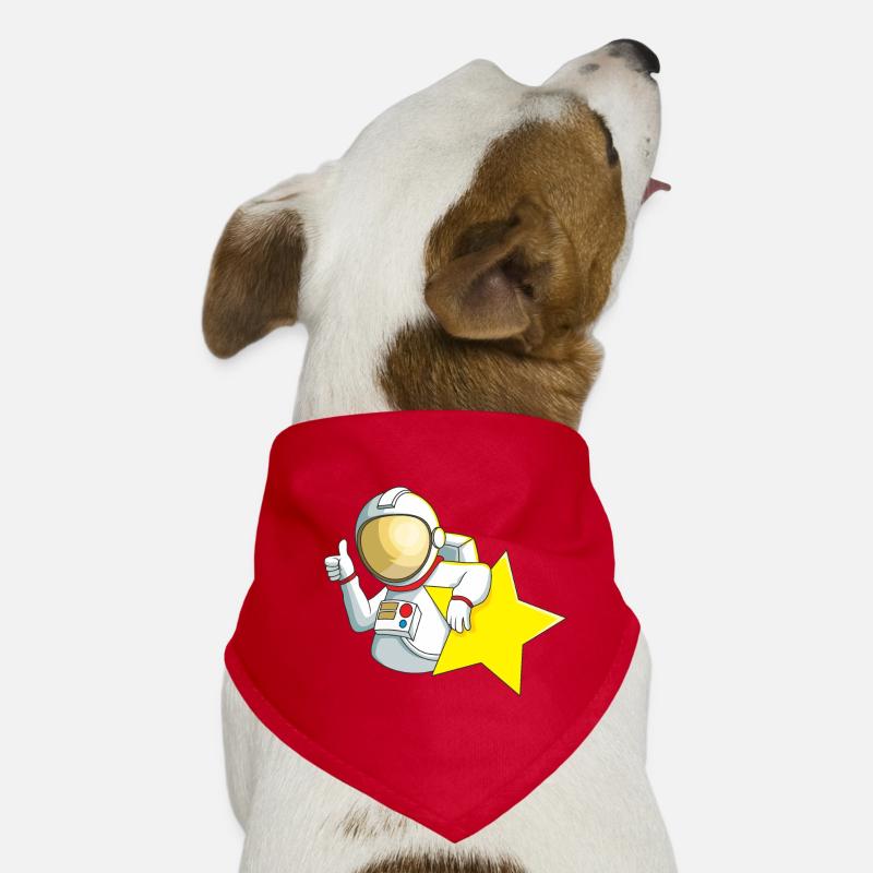 Astronaut Star Dog Bandana