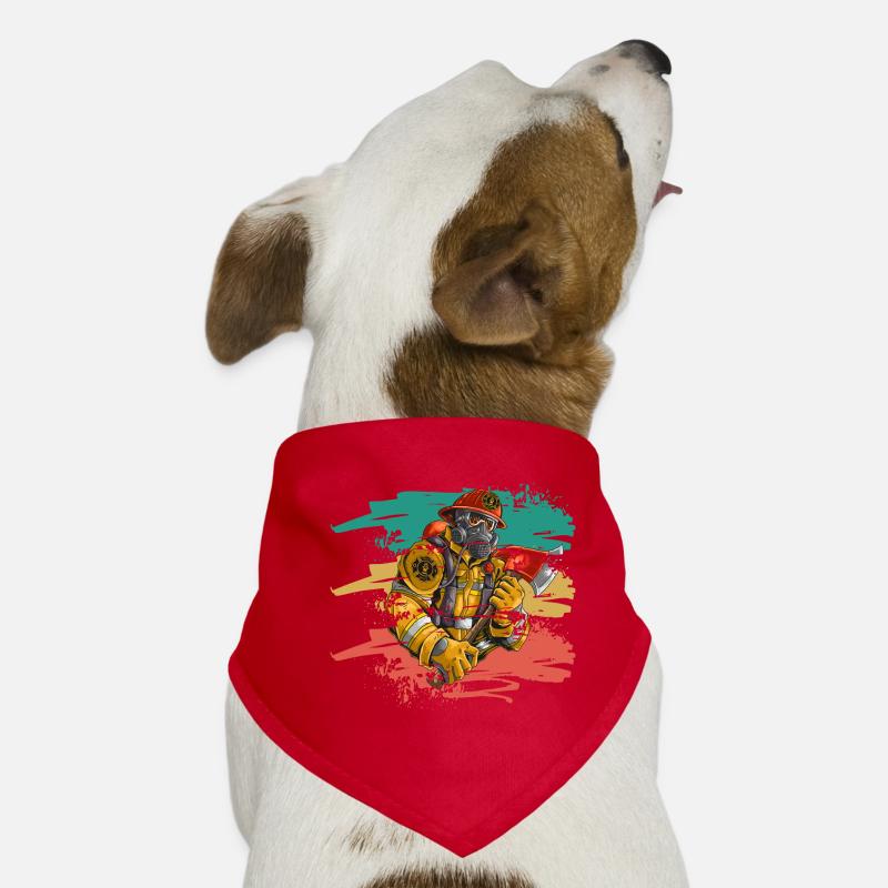 firefighter Hunde-Bandana