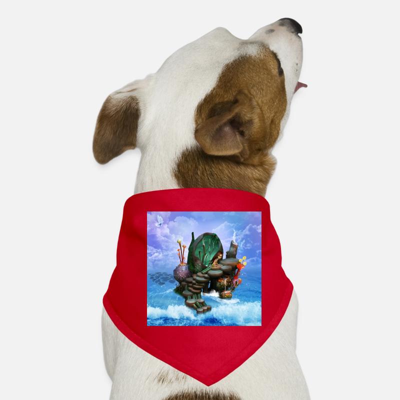 Petite fée sur la plage Bandana pour chien