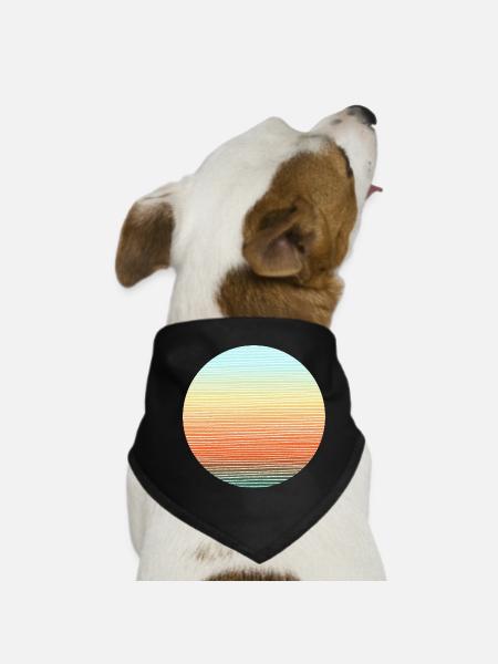 couleurs d’aventure - Bandana pour chien - noir - Devant