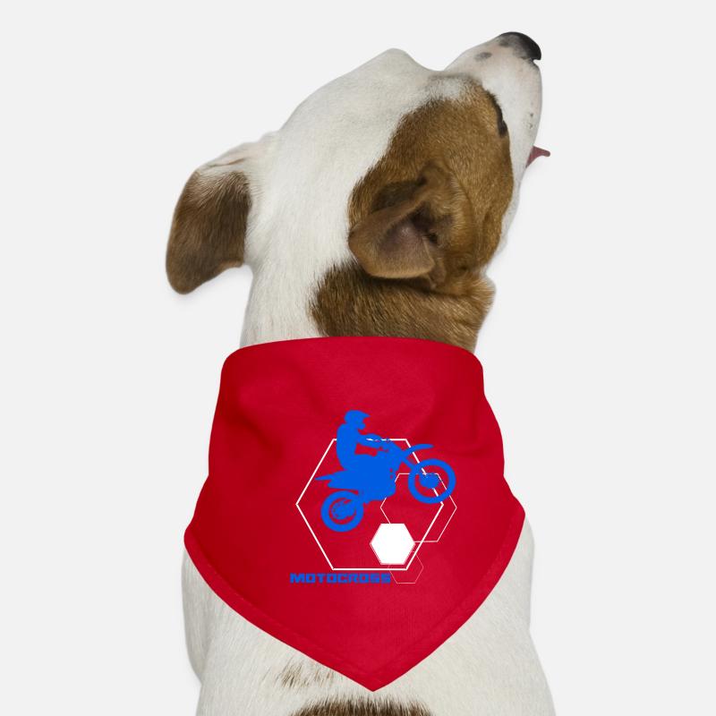 Motocross Hunde-Bandana