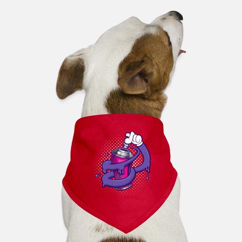 Express myself - Bandana pour chien - rouge
