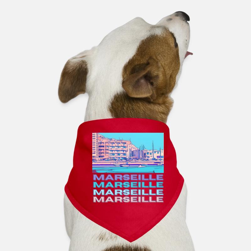 Marseille Hunde-Bandana