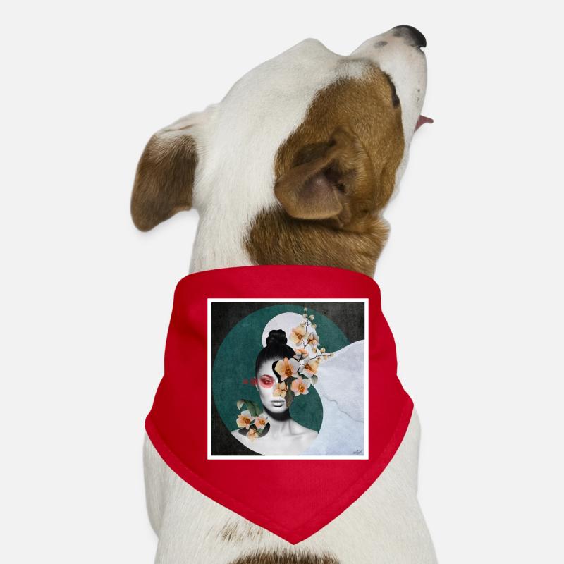 Blumen im POSTER Hunde-Bandana