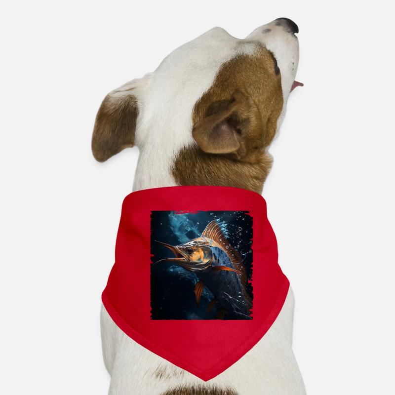 Marlin under Water Dog Bandana