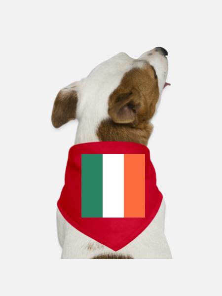 Show off your colors – Ireland - Dog Bandana - red - Front