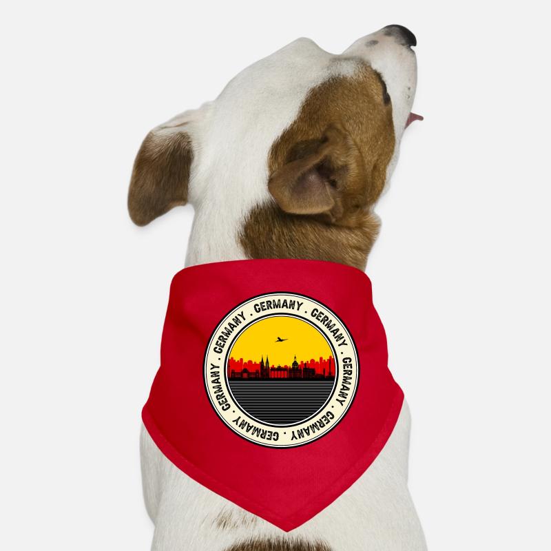 Germany Sunset Skyline Seal Dog Bandana