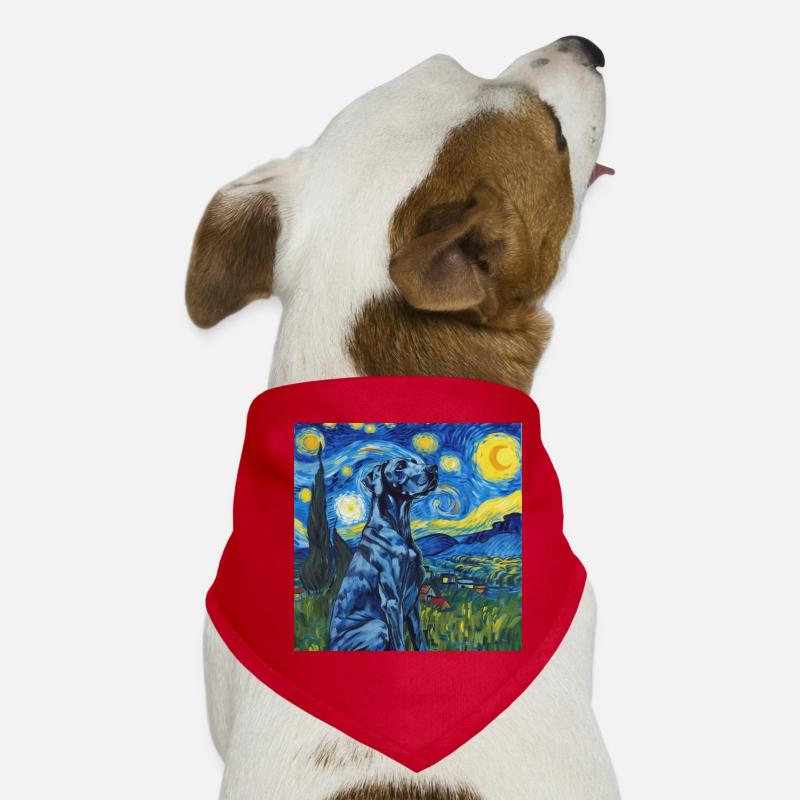 Great Dane, Great Dane, Dog, Van Gogh Dog Bandana