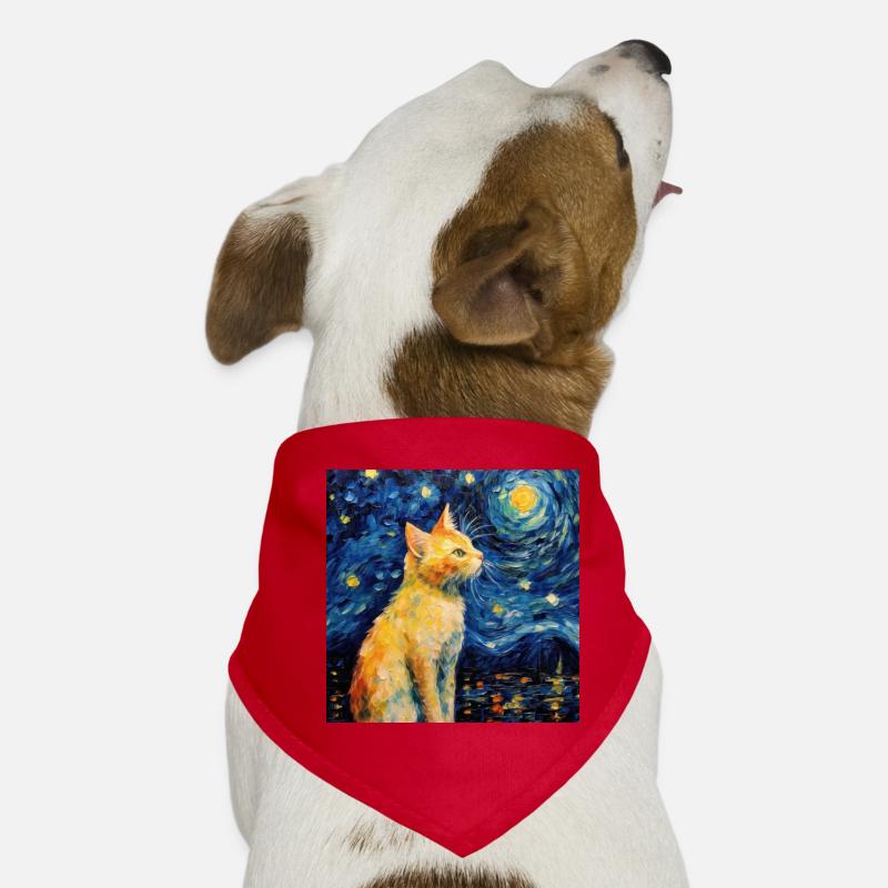 Cat, Cat Motif Dog Bandana