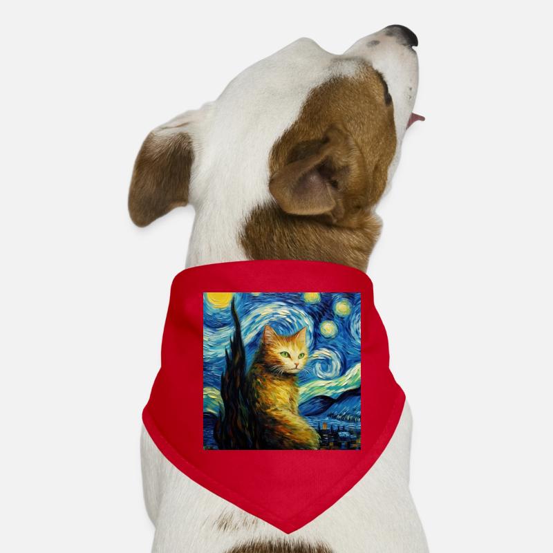 Chat, Motif De Chat Bandana pour chien