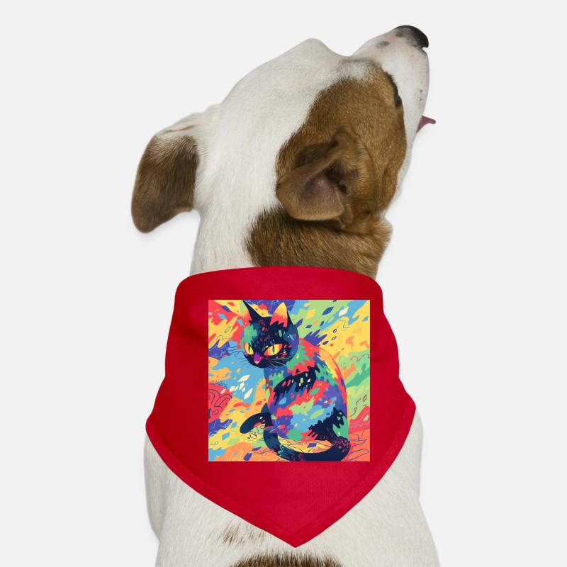 Cat, Cat Motif Dog Bandana