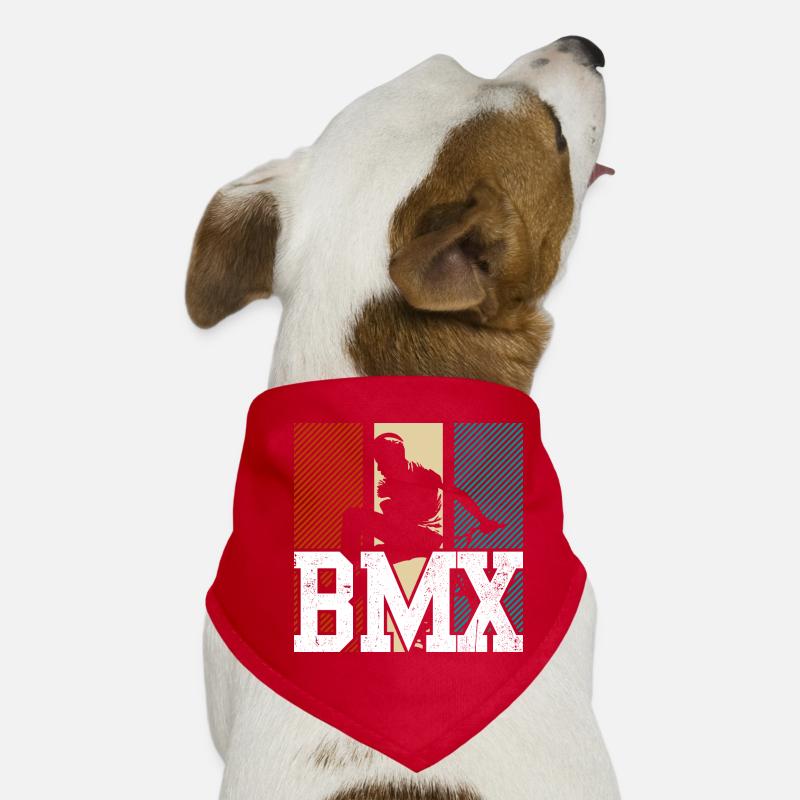 BMX Jump Neon Panels Dog Bandana