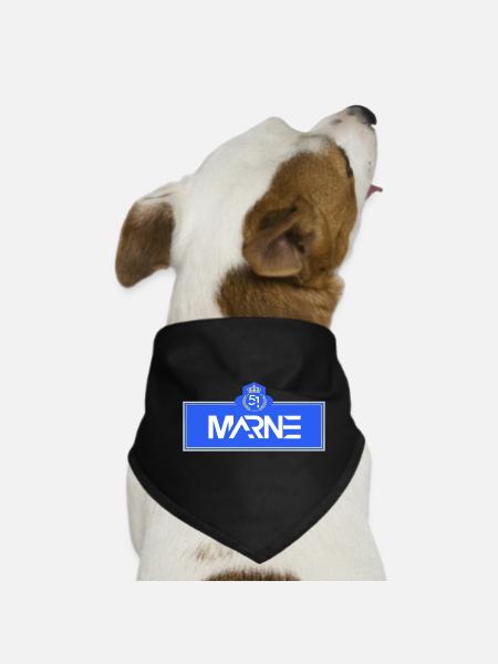 Marne - Bandana pour chien - noir - Devant