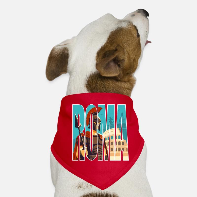 ROMA - Hunde-Bandana - Rot
