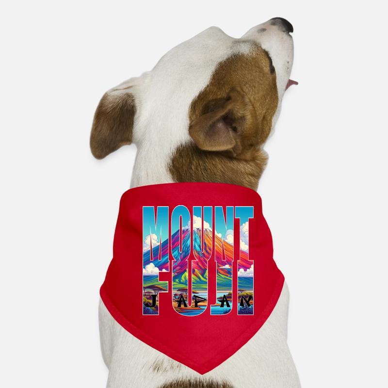 FUJISAN - Hunde-Bandana - Rot