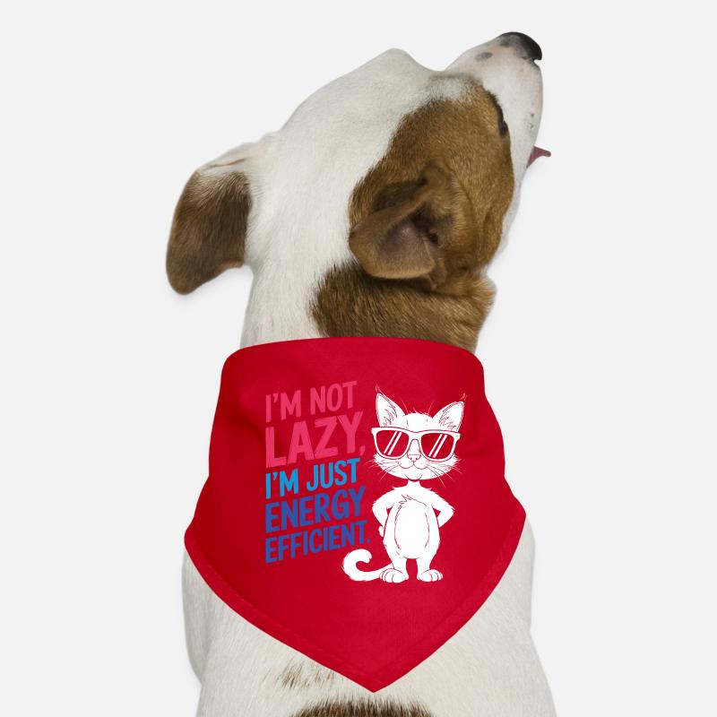 Ich bin nicht faul, ich bin nur energieeffizient Hunde-Bandana