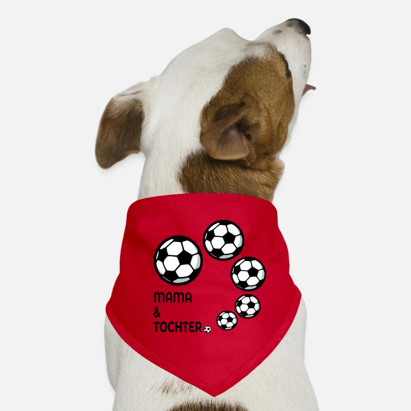 MUTTERTAG FUßBALL MAMA TOCHTER Hunde-Bandana