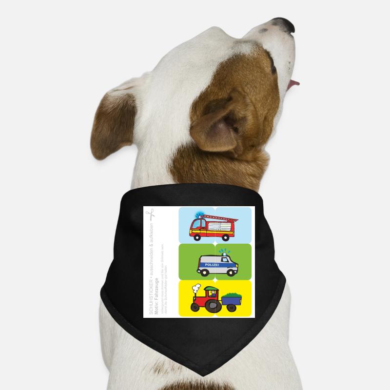 DIY - Shoe Stickers - Vehicles Dog Bandana