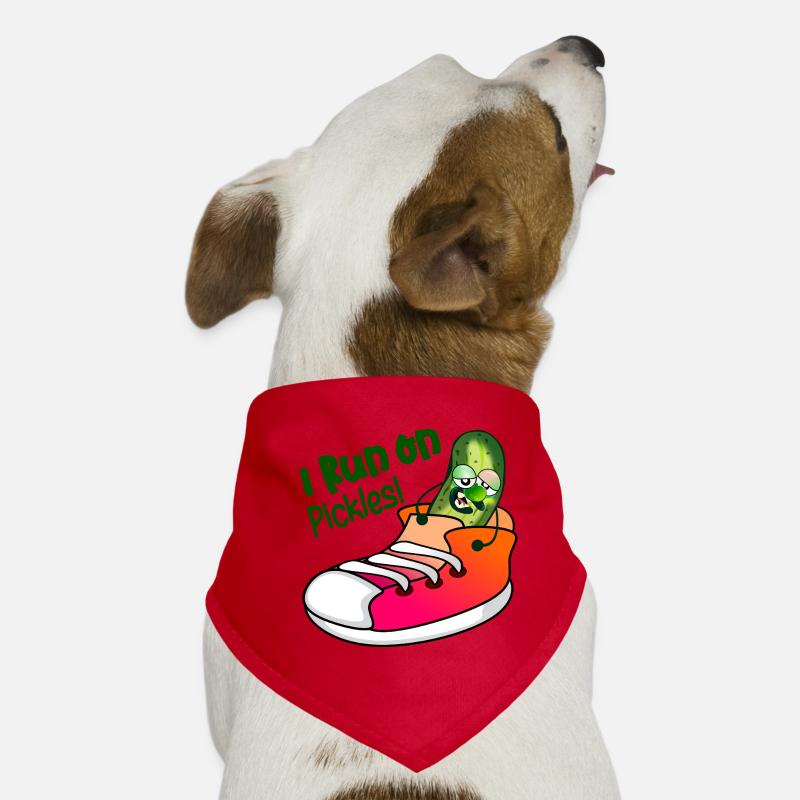 ICH LAUFE AUF GURKEN Hunde-Bandana