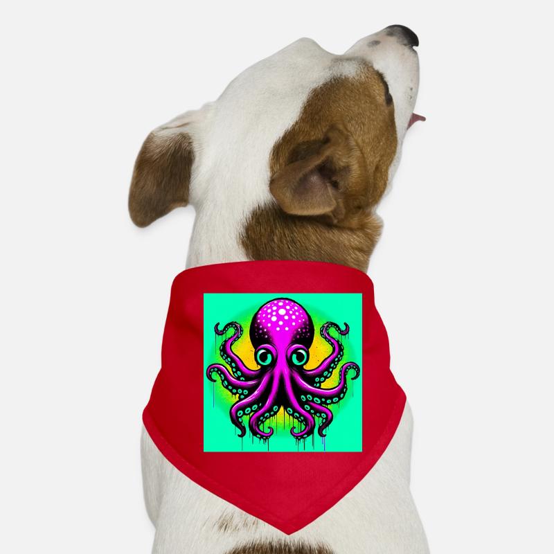 Krake Hunde-Bandana