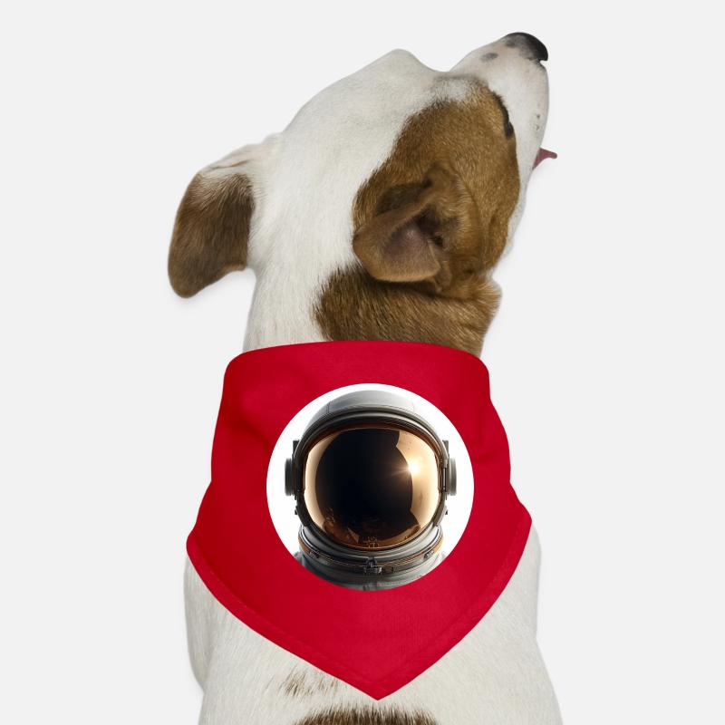 Casque d’astronaute au soleil Bandana pour chien