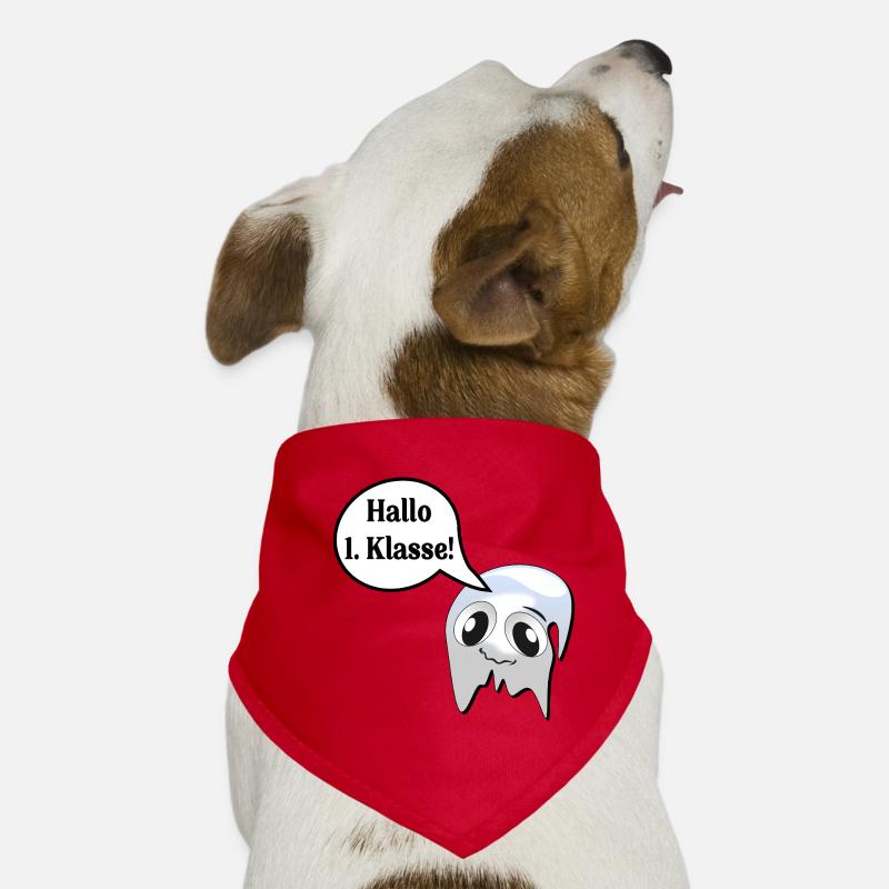 Einschulung Schulkind 1. Klasse Grundschule Geist Hunde-Bandana