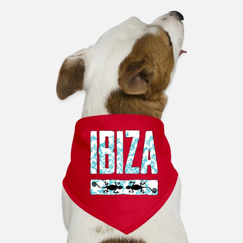 Ibiza Chameleon Art Design Hunde-Bandana