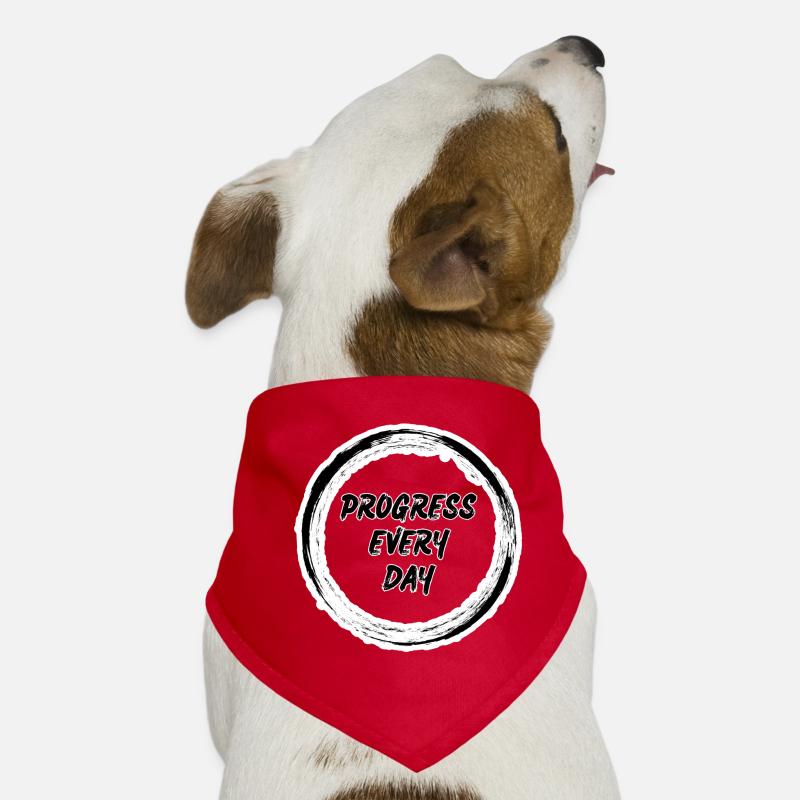 Cercle Zen Progrès Tous Les Jours Bandana pour chien