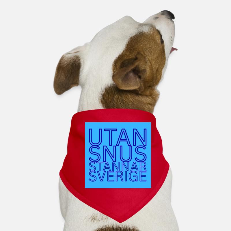 Without snus, Sweden will stop Dog Bandana