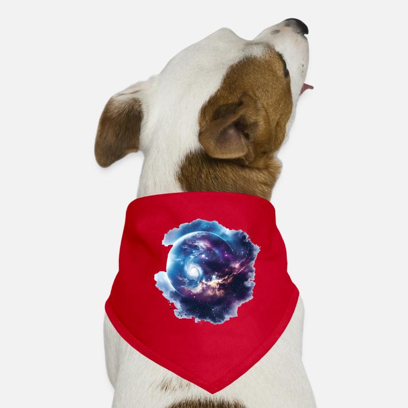 Cosmic Vortex Galaxy Dog Bandana
