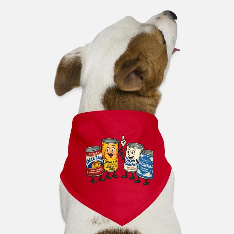 lait concentré sucré Bandana pour chien