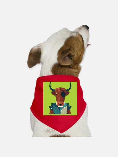 HUMAN BULL - baby & kids - Bandana pour chien - rouge - Devant