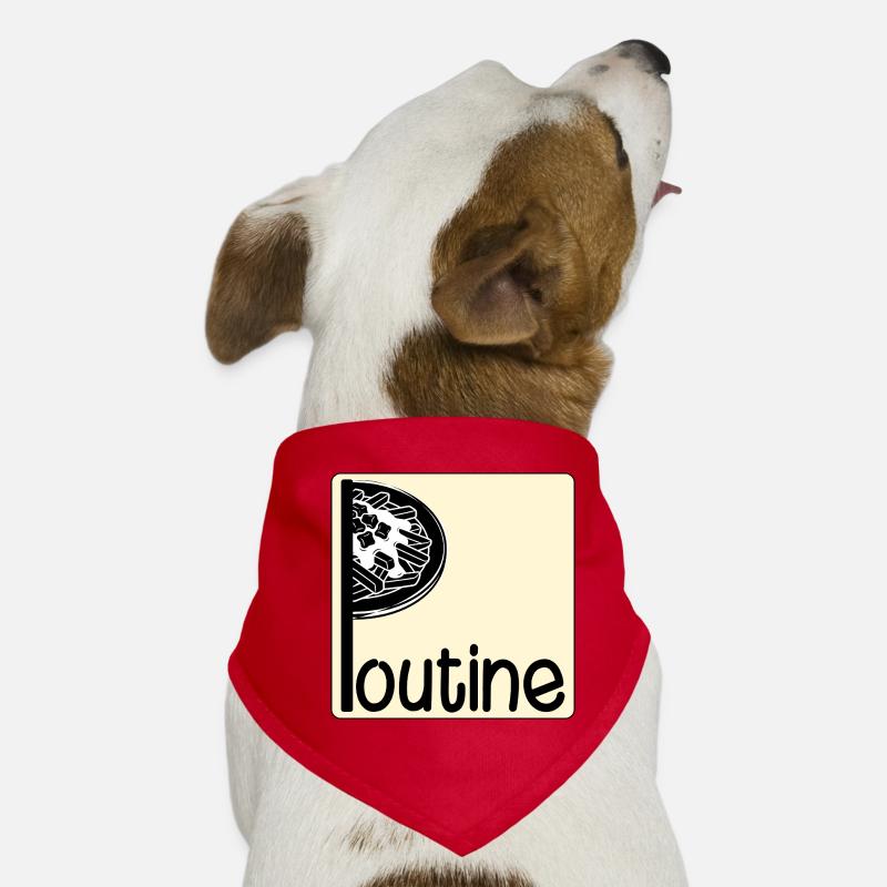 Kanada-kanadisches Gericht Poutine Hunde-Bandana