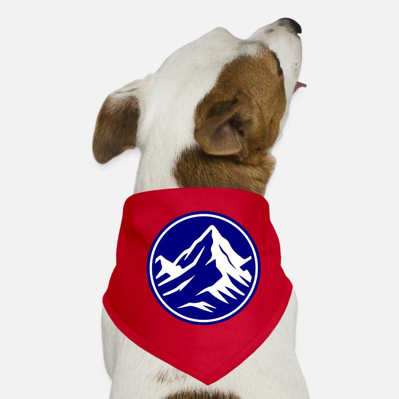 Sommet de l’icône de la montagne Bandana pour chien