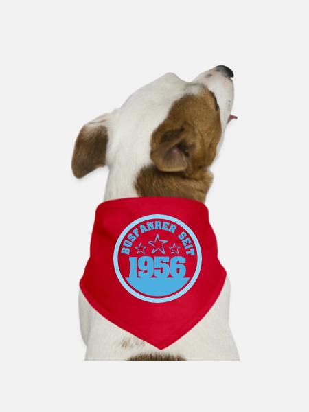 Trucks 1956 - Dog Bandana - red - Front