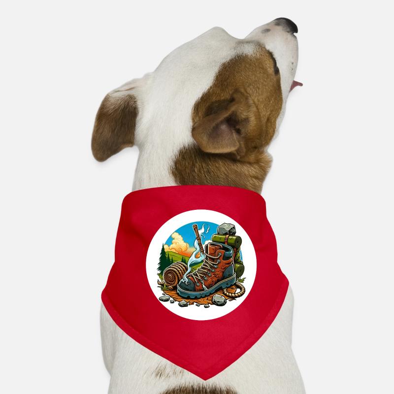 Qualmender Wanderschuh Hunde-Bandana