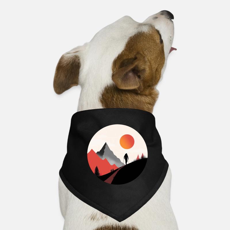 Walking in the mountains, a passion for hikers Dog Bandana