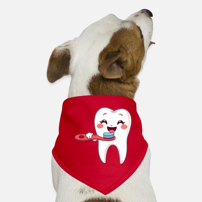 Tooth, Teeth, Dentist Dog Bandana