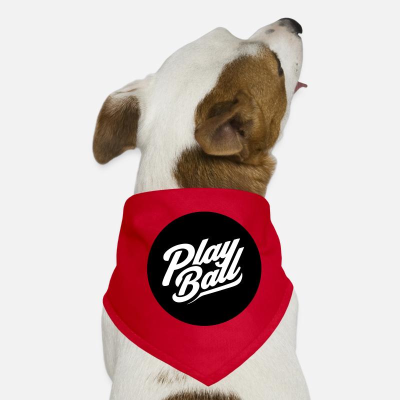 Play Ball Vintage Script Bandana pour chien