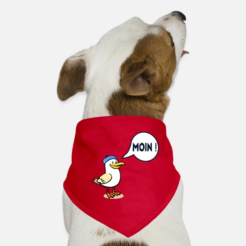 Hamburger Möwe Hamburg Moin Hunde-Bandana