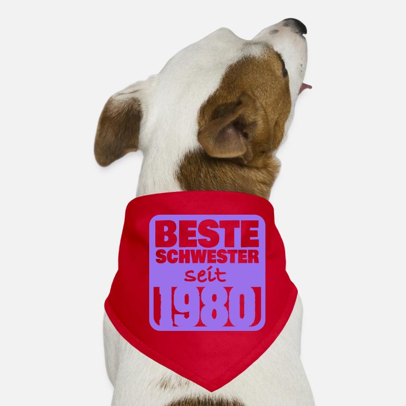 Schwesterchen 1980 Hunde-Bandana