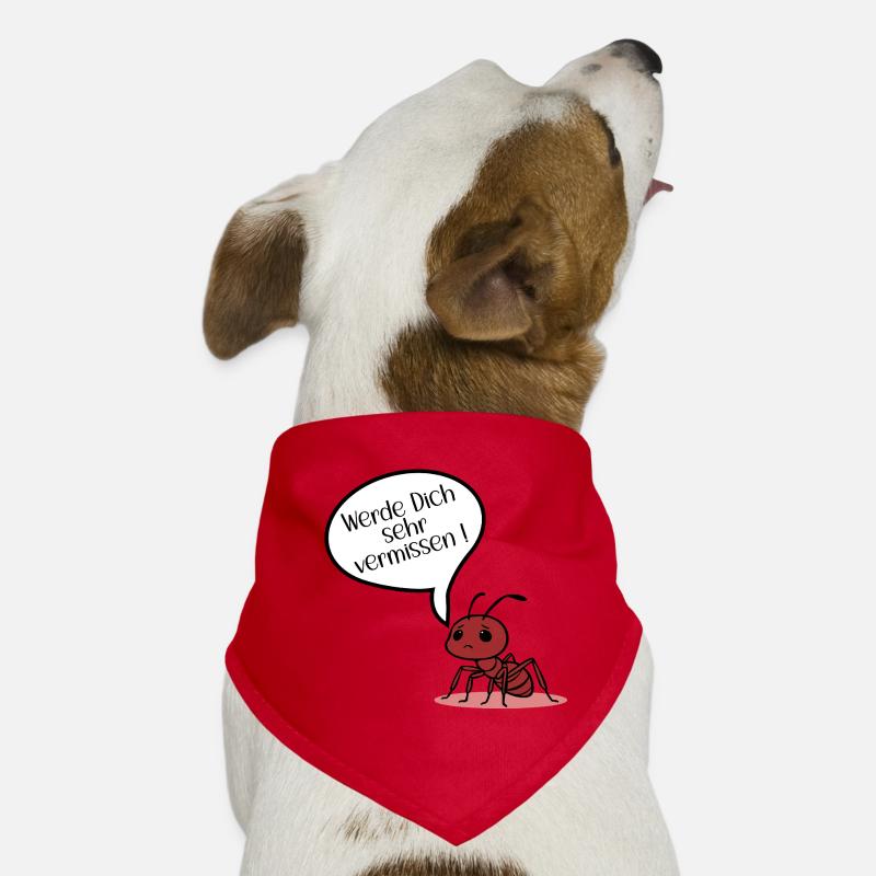 Abschied Ameise Hunde-Bandana