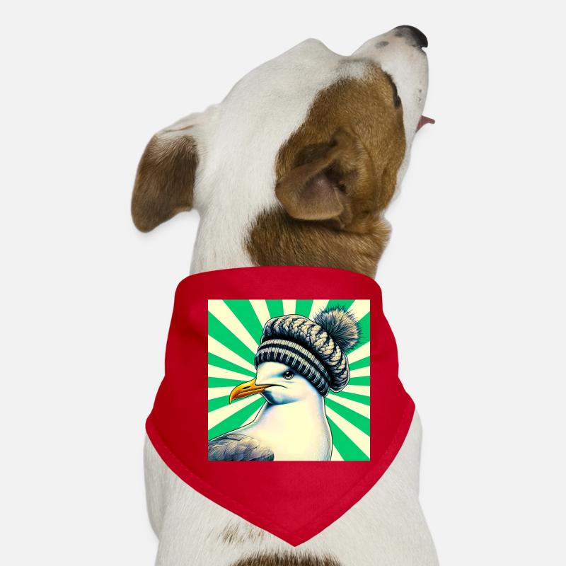 gull - Dog Bandana - red