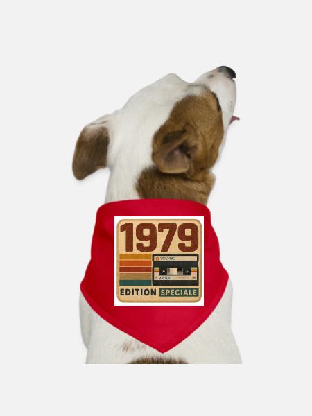 1979 - V2000 / édition spéciale - Bandana pour chien - rouge - Devant