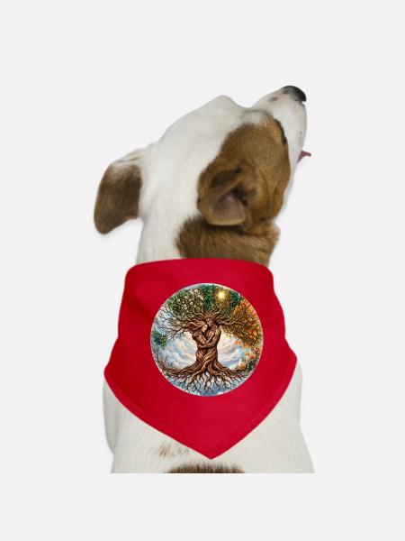 Circle Of Life - Hunde-Bandana - Rot